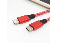 USB C to C Plug Cable 1m Nylon Braided cable