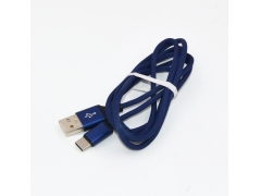 colorful 1m USB A to C cable Nylon braided