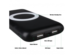 HY-WP200 Wireless Charger powerbank 12000mAh