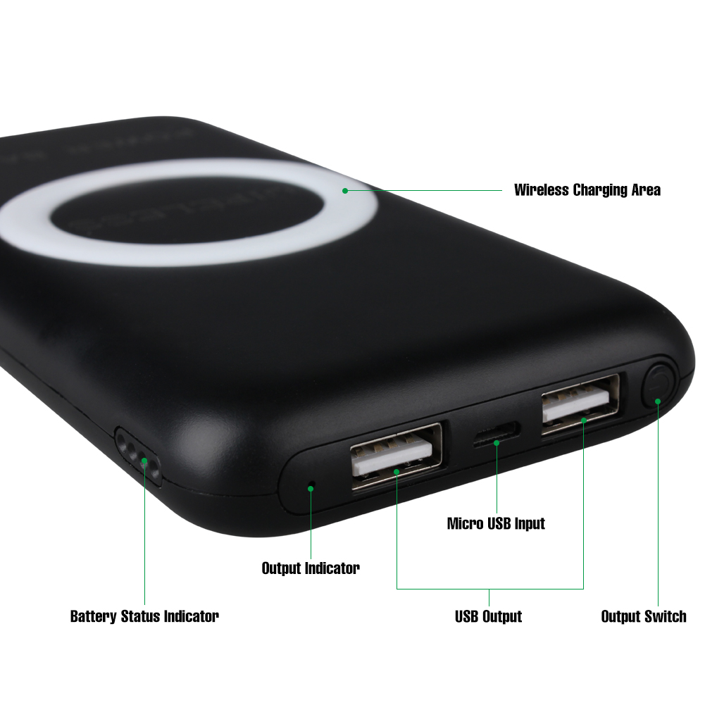 HY-WP200 Wireless Charger powerbank 12000mAh